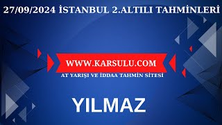 27EYLÜL2024 İSTANBUL 2ALTILI GANYAN TAHMİNLERİ [upl. by Haimerej220]