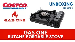 Costco Finds Unboxing the GasOne Butane Stove GS3700 [upl. by Dorette]