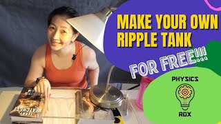 Make your own ripple tank FOR FREE Observe wave reflection refraction diffraction interference [upl. by Ainesy]