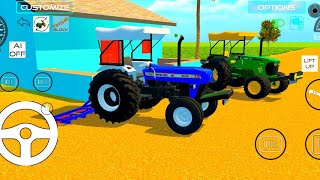 New Holland 3630 John Deere 5060  Tractor Simulator Gameplay Interface tractorgame [upl. by Ivey534]