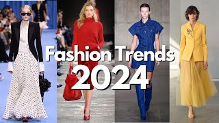 THE 18 BIGGEST FASHION TRENDS of 2024 YOU WILL SEE EVERYWHERE [upl. by Lesiram359]