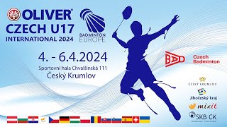 Court 4 3nd day Saturday  OLIVER Czech U17 International 2024 [upl. by Gunthar]