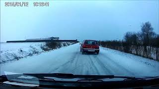 Fiat Cinquecento Snow Fun [upl. by Ettevad]