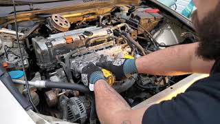 How to Engine Swap 03 Honda Accord Part3 Harness removal [upl. by Polito]