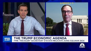 Former Treasury Secretary Mnuchin Tariffs need to be used to get counterparties back to the table [upl. by Ivo411]