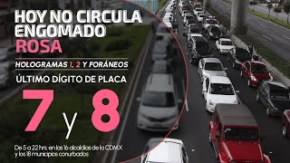 Hoy No Circula CDMX y Edomex del martes [upl. by Norraa875]