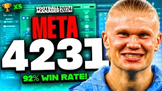 New META 4231 FM24 Tactics  Best FM24 Tactics For PC Console And Mobile [upl. by Airot]