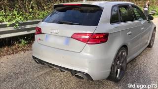 Audi RS3 420hp Loud revs flyby amp POV accelerations w Milltek secondary decat [upl. by Sven123]