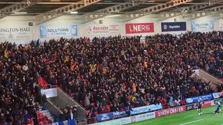 Mansfield Town fans at Doncaster [upl. by Cod]