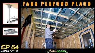 POSE DUN FAUX PLAFOND POUR PLACO BA13 [upl. by Aneela39]