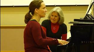 Cristina Ortiz teaches Mozarts 8th Sonata A Minor K310 3rd and 2nd movements [upl. by Gerrie131]