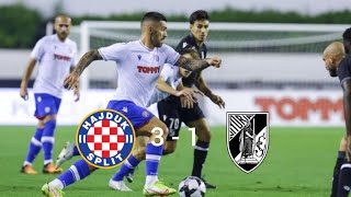 Hajduk vs Vitoria Guimaraes 3  1  SVI GOLOVIALL GOALS  SAŽETAK HD  Conference league 482022 [upl. by Nosiddam744]