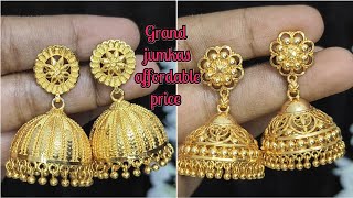 Giveaway Grand jumkas affordable price whatsapp 7305451406 trending fashion karpagavruksham [upl. by Nael849]