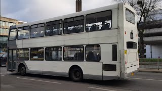 Bus Spotting in Slough Fargo Scania OmniDekka YN54 AJV amp First Wright Streetlite DF SM65 LNH [upl. by Aspa890]