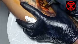 FREEHAND TATTOO TIMELAPSE [upl. by Fiertz]