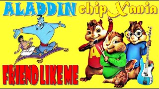 Aladdin 1992  Friend like me with lyrics Chipmunks Version [upl. by Notfilc]