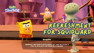 SpongeBob Squarepants The Cosmic Shake Reefreshment For Squidward Walkthrough  No Commentary [upl. by Tayib957]