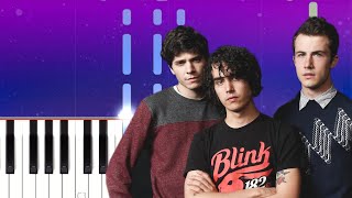 Wallows – These Days Piano Tutorial [upl. by Faxan]