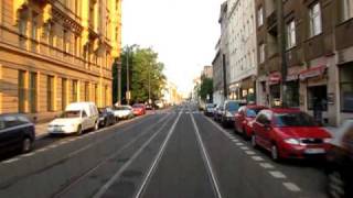 The tram route 8 in Prague a cab view 36 [upl. by Elah832]