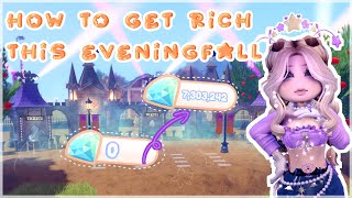 HOW TO GET RICH THIS EVENINGFALL ROYALE HIGH ROBLOX [upl. by Darius]