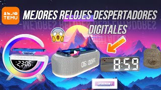 😱🌟¡TOP 3 MEJORES RELOJES DESPERTADORES DIGITALES calidad precio DE TEMU🚀✅ [upl. by Irehj]