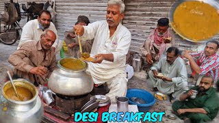 CHEAPEST HALEEM DISCOVER IN BREAKFAST ROADSIDE PEOPLE CRAZY FOR OLD MAN HALEEM IN PAKISTANI FOOD [upl. by Anirtek908]