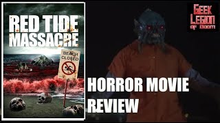 THE RED TIDE MASSACRE  2022 Michael Paré  Fishman Creature Feature Horror Movie Review [upl. by Brigitte]