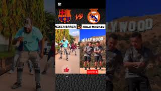 HALAA Madrid vs visçã Barçå shorts football halamadrid barcelona music dance trending reels [upl. by Antin]