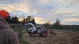 Bobcat ct 2025 Working on our four acre horse farm [upl. by Anitnoc]