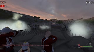 Old map Rorkes Drift dusk battle AZW mod in Mount amp Blade Warband Napoleonic Wars [upl. by Gunther]