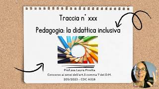 Lezione simulata per concorso docenti [upl. by Kariotta53]