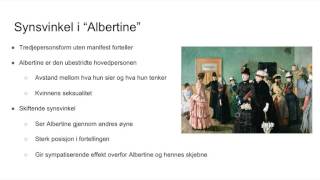 quotEt dukkehjemquot og Albertine [upl. by Giardap]