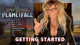 AoW Planetfall  Beginners Guide EP 1  Getting Started [upl. by Almap]