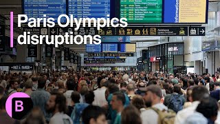 Paris Olympics 2024 Acts of Sabotage Hit French Trains Ahead of Opening Ceremony [upl. by Teria]