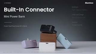 LP0584B02  BuiltIn Connector Mini Power Bank [upl. by Nnaylrebmik450]