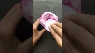 Make a Beautiful Flower with Tissue Paper shorts flower tissuepapercraft lotus easy diy [upl. by Noraha]