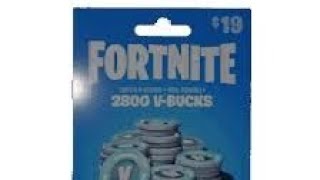 incomplete 19 dollars fortnite card [upl. by Cottle145]