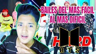 MI REACCION😲BAILES del mas FACIL al mas DICIL de BTS \\ [upl. by Gefen187]