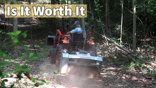 Tractor Rear Forestry Mulcher  Is it Worth Having [upl. by Eugen]