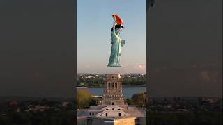 Statue of Liberty🗽travel adventure nature explore [upl. by Lesirg]