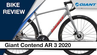 Giant Contend AR 3 2020 bike review [upl. by Annaiv585]