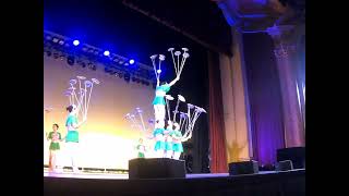 Peking acrobats spinning plates at the Paramount theatre in Peekskill NY 2024 [upl. by Allimac]