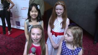 2013 Jimmy Awards  Advice from Lilla Crawford amp ANNIE Orphans [upl. by Nojad]