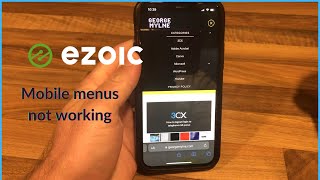 Mobile menus not working wordpress when Ezoic ads are added [upl. by Eberto]