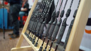 RX Angler Rods  Houston Boat Show 2020 Old 18 Making things NEWWATCH OUT [upl. by Tare]