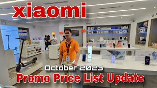 XIAOMI Promo Price List Update October 2023  Xiaomi Redmi Note 12 Series  Xiaomi 13T Pro  13T [upl. by Henghold]