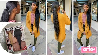 BEST PONYTAIL METHOD Ponytail Sleeve Tutorial  How To Construct amp Install using Ponytail Sleeve [upl. by Nonek619]