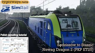 Polish Signalling Speed Signalling and Speed Signage SimRail tutorial [upl. by Miharbi]