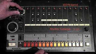 How to use a Roland TR808 Drum Machine Tutorial [upl. by Tadashi]