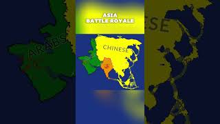 Asia Battle Royale countryballs war mapping asia [upl. by Id]